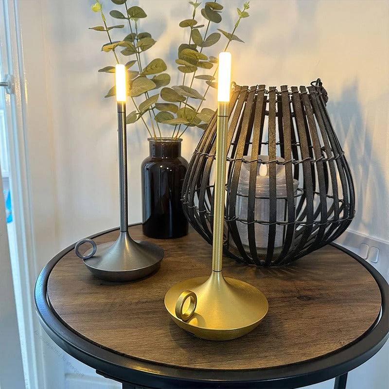Classic Metal Battery Operated Lamp