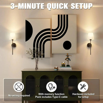 Cordless LED Wall Lamps