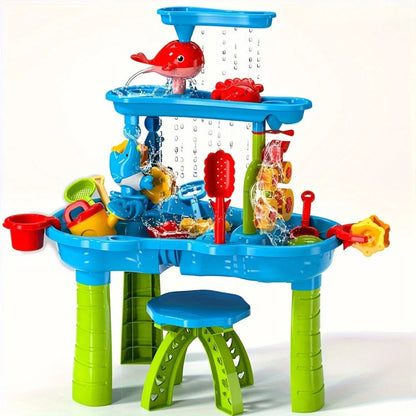 Portable Kids Beach Play Table Set - Befez