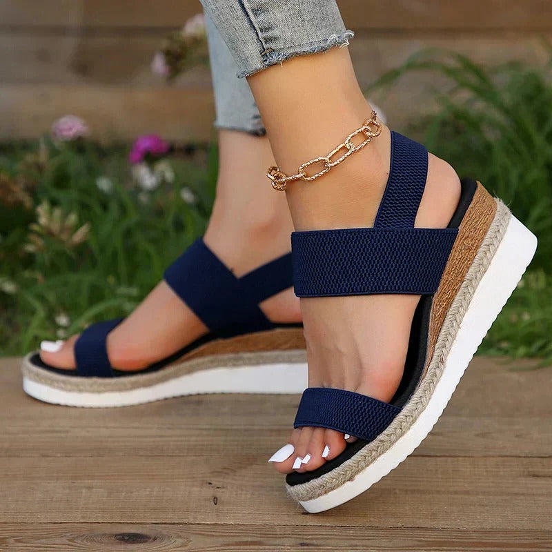 Soft Leather Flat Sandals