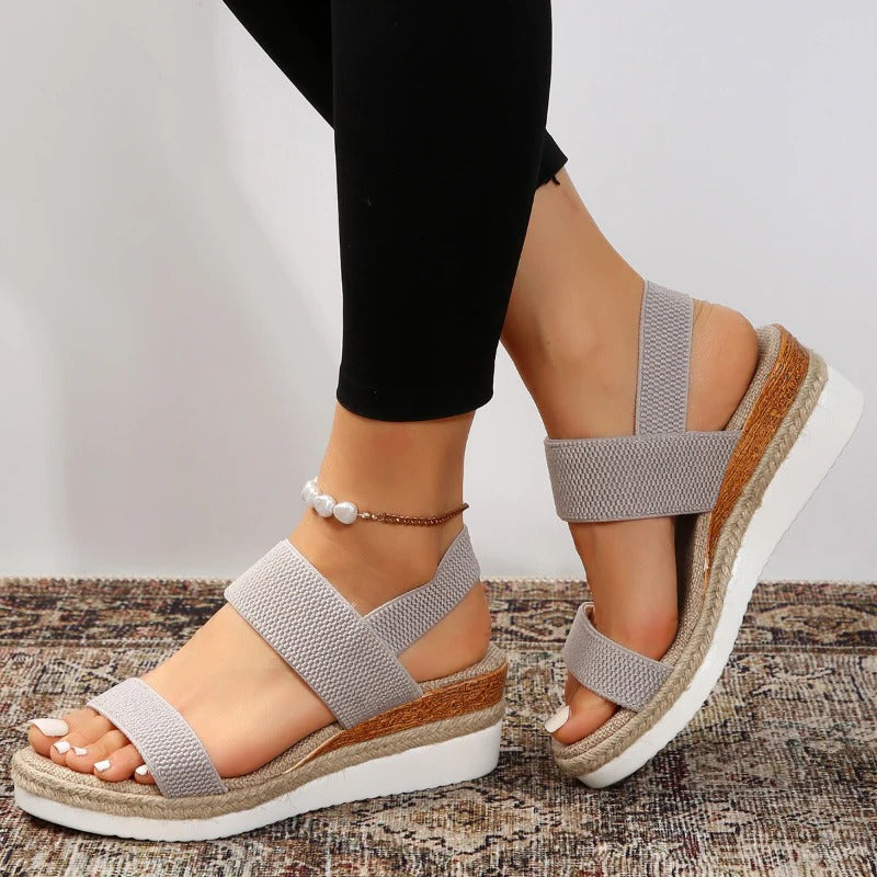 Soft Leather Flat Sandals