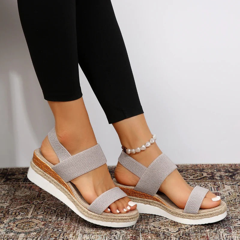 Soft Leather Flat Sandals