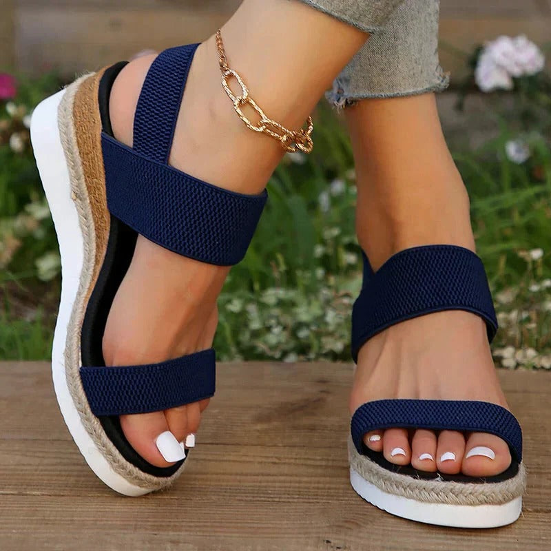 Soft Leather Flat Sandals
