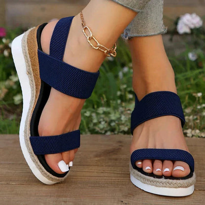 Soft Leather Flat Sandals