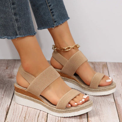 Soft Leather Flat Sandals