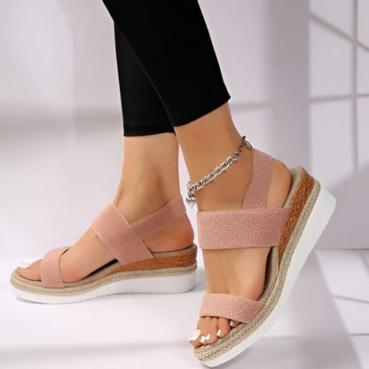 Soft Leather Flat Sandals