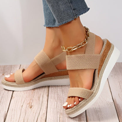 Soft Leather Flat Sandals