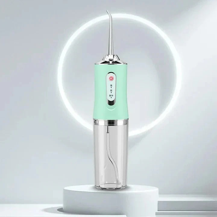 Portable Oral Water Flosser with Interchangeable Tips