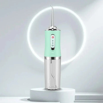 Portable Oral Water Flosser with Interchangeable Tips