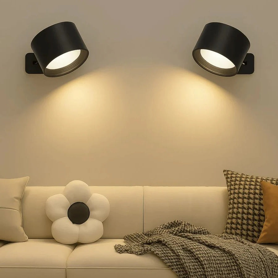 Adjustable LED Wall Lamp with Full Rotation