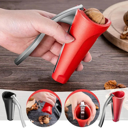 Durable Metal Nutcracker with Grip Handles - Befez