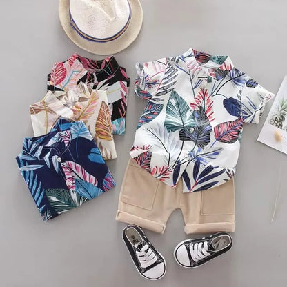 Cute Baby Boy Summer Romper Set 2 Piece - Befez
