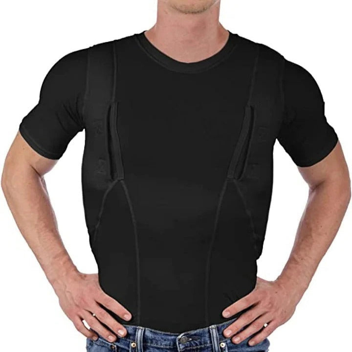 Tactical Hidden Pocket Tee Shirt for Men and Women
