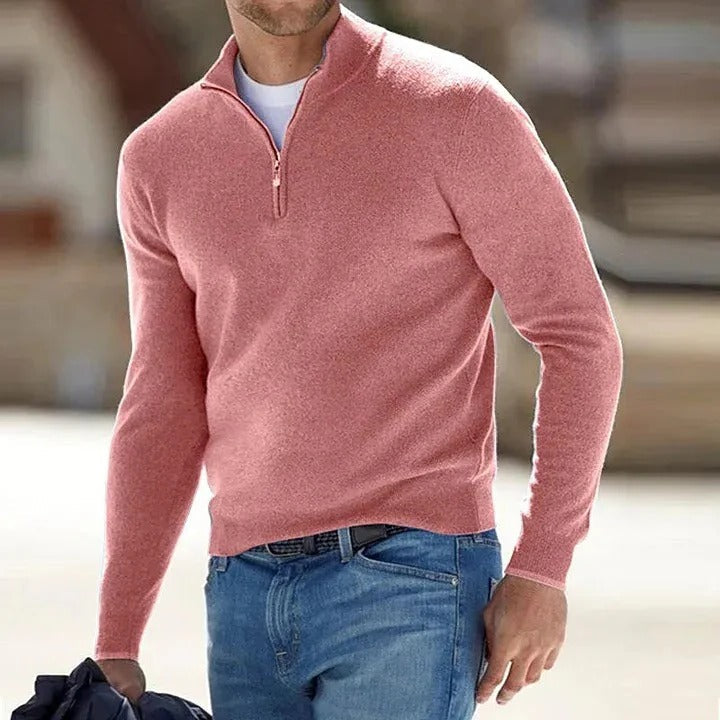 Soft Crew Neck Cashmere Sweater for Men - Befez