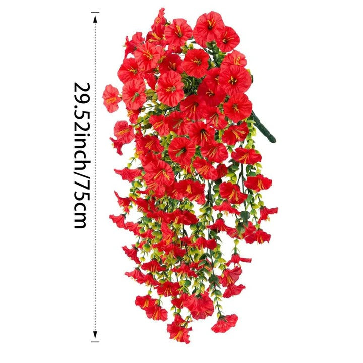Outdoor Artificial Flower Hanging Garland