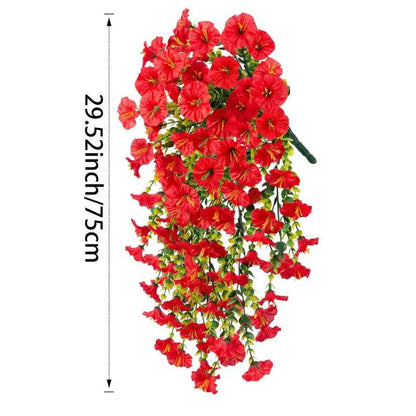 Outdoor Artificial Flower Hanging Garland