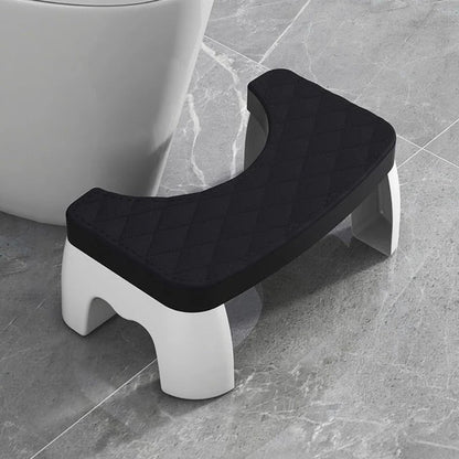 Ergonomic Anti-Slip Toilet Stool for Bathroom Comfort