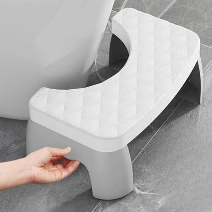 Ergonomic Anti-Slip Toilet Stool for Bathroom Comfort