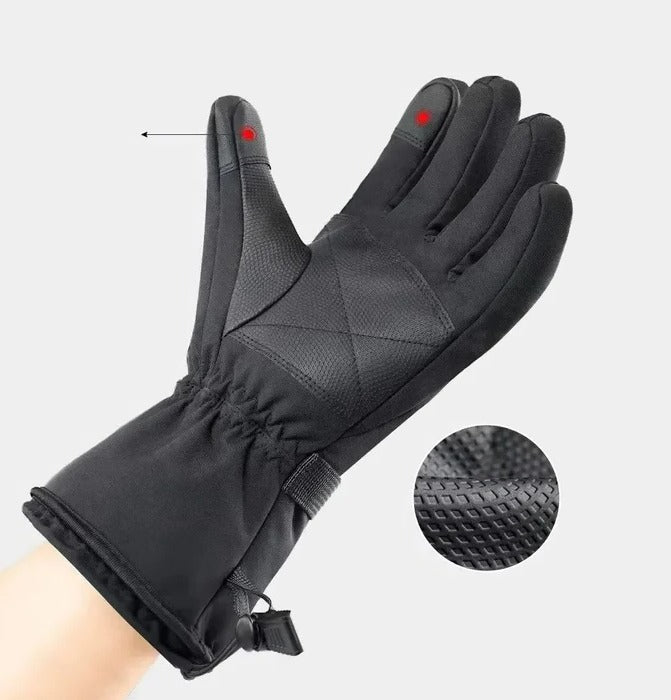 Warm Winter Biker Gloves