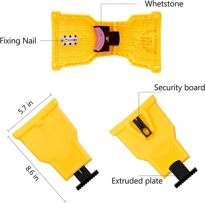 Easy Chainsaw Sharpener Kit, Portable Blade Sharpener Tool