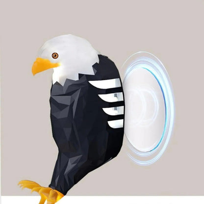 Bright Metal Bird Light Fixture