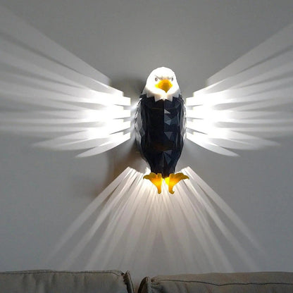 Bright Metal Bird Light Fixture - Befez