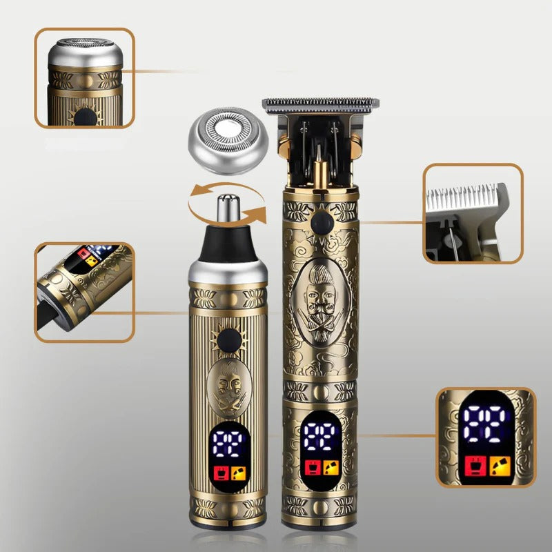 Versatile 4-in-1 Grooming Tool Set