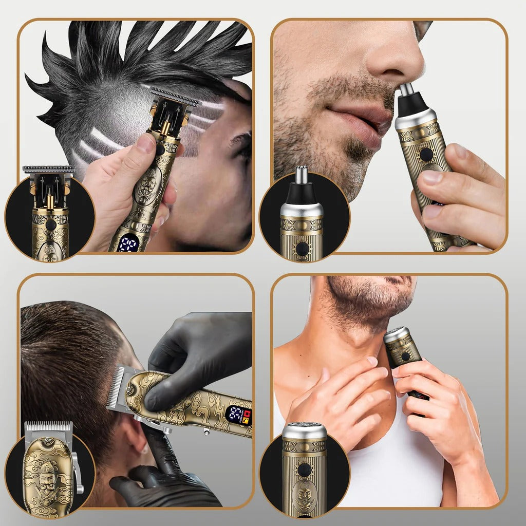 Versatile 4-in-1 Grooming Tool Set