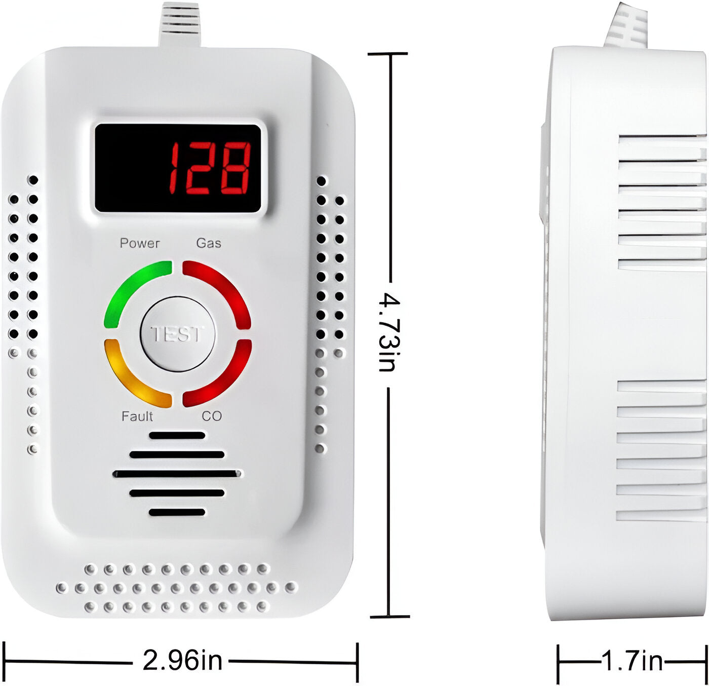Digital Home Gas and Carbon Monoxide Detector