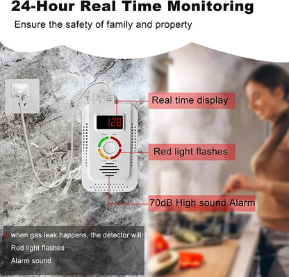 Digital Home Gas and Carbon Monoxide Detector