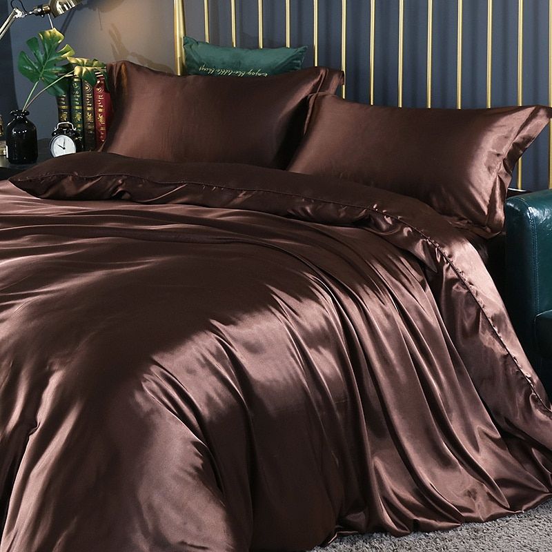 Soft Satin Bedding Set for Comfortable Sleep