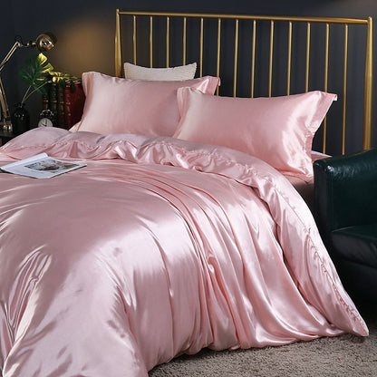 Soft Satin Bedding Set for Comfortable Sleep