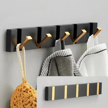 Befez | Slim Metal Wall Hooks – Compact, Folding Hook for Home