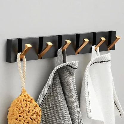 Befez | Slim Metal Wall Hooks – Compact, Folding Hook for Home