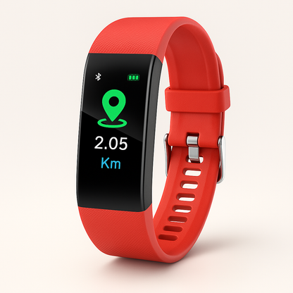 Easy Use Senior Smartwatch with Health Tracker and Big Display