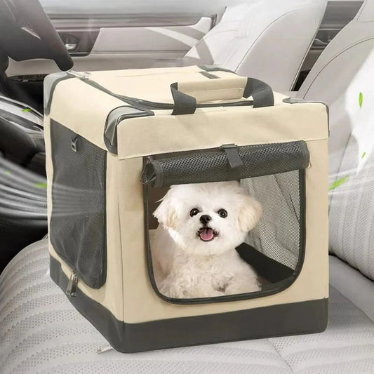 Compact Collapsible Pet Dog Cage - Befez