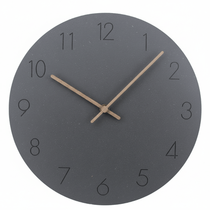 Quiet Modern Wooden Wall Clock