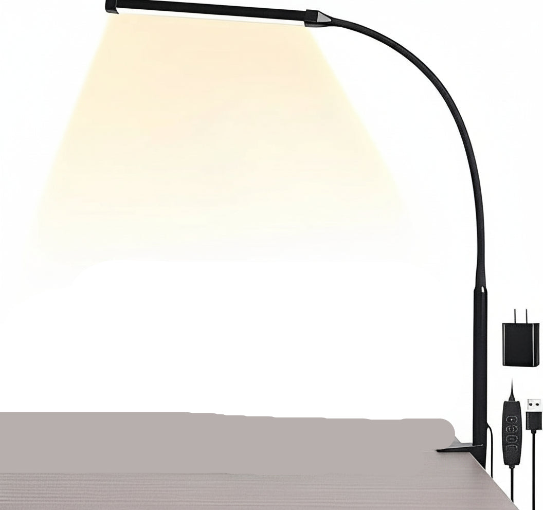 Adjustable LED Table Lamp with Flexible Arm