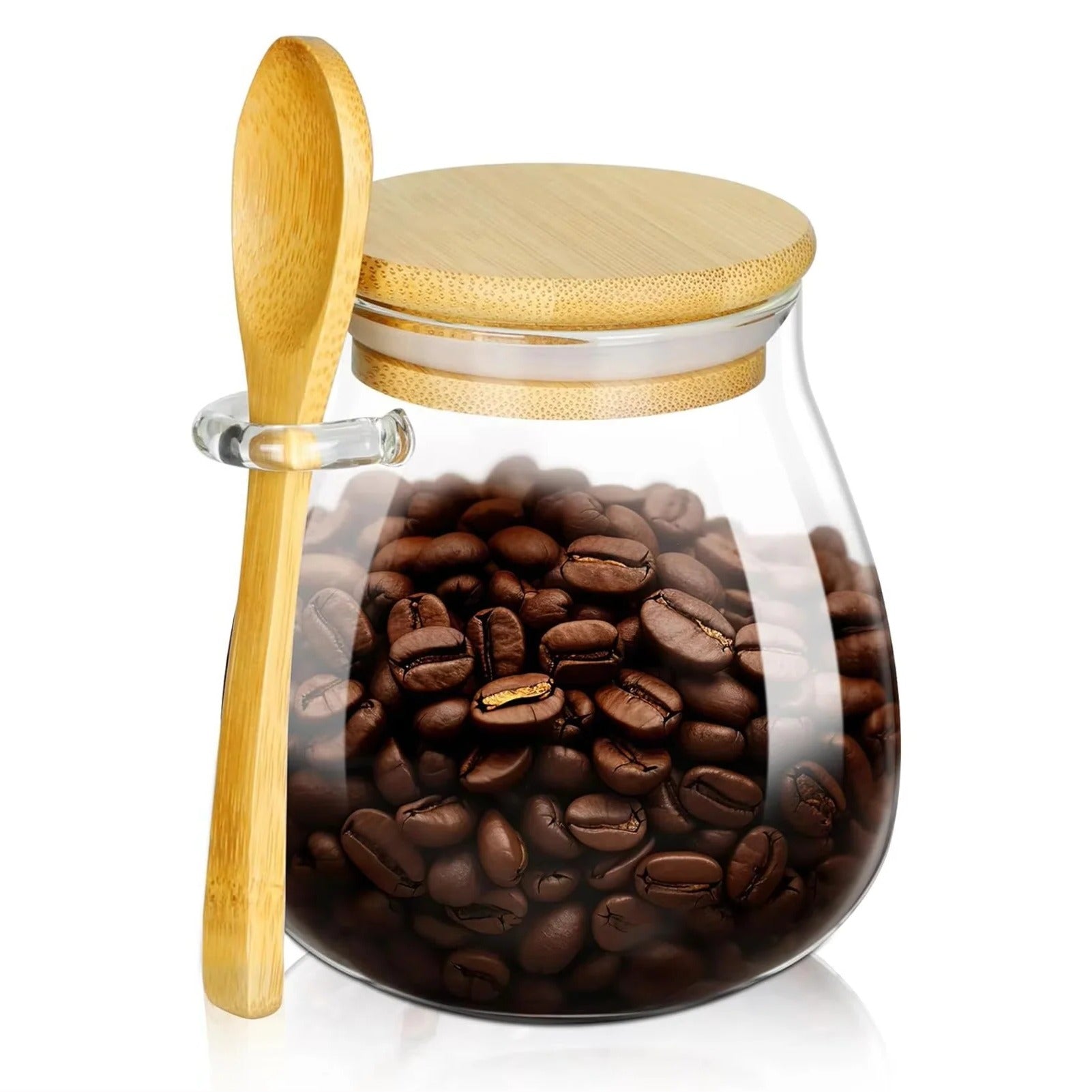 Airtight Kitchen Storage Jar with Lid and Spoon - Befez