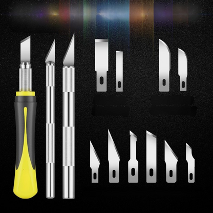 Befez | Easy Carve Pumpkin Knife Set with Sharp Comfort Grip Blades