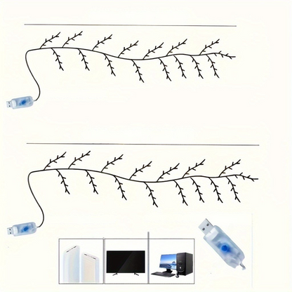 Stylish LED Tree Branch Wall Lamp
