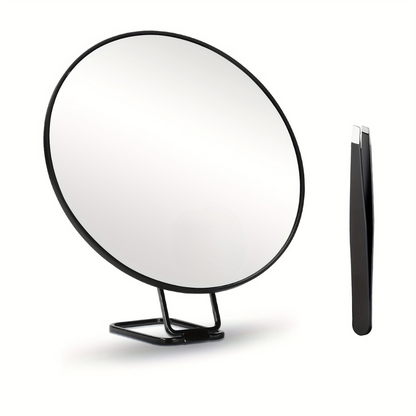 Compact LED Makeup Mirror with Adjustable Stand
