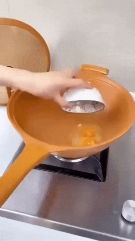 Premium Non-Stick Wok with Steamer Insert
