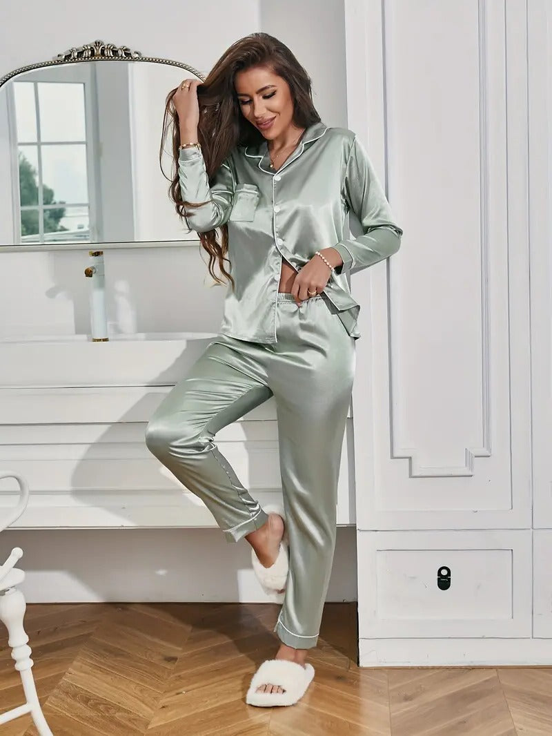 Soft Cozy Pajama Set For Ladies