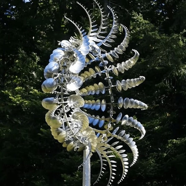 Outdoor Spiral Windmill Decor