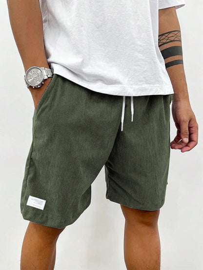 Comfortable Casual Cord Shorts