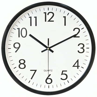Accurate Digital Atomic Clock - Sleek Black Modern Style - Befez