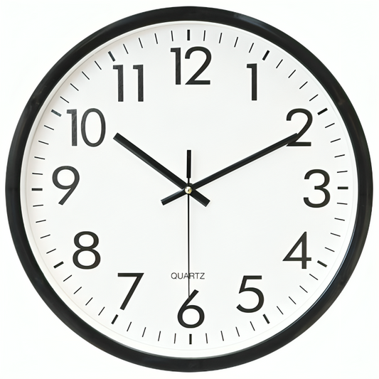 Accurate Digital Atomic Clock - Sleek Black Modern Style - Befez