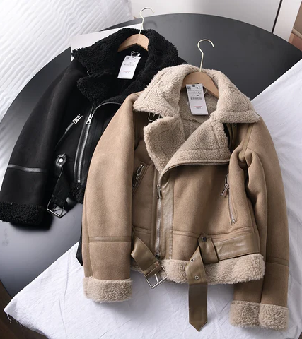 Biker Style Genuine Leather Jacket