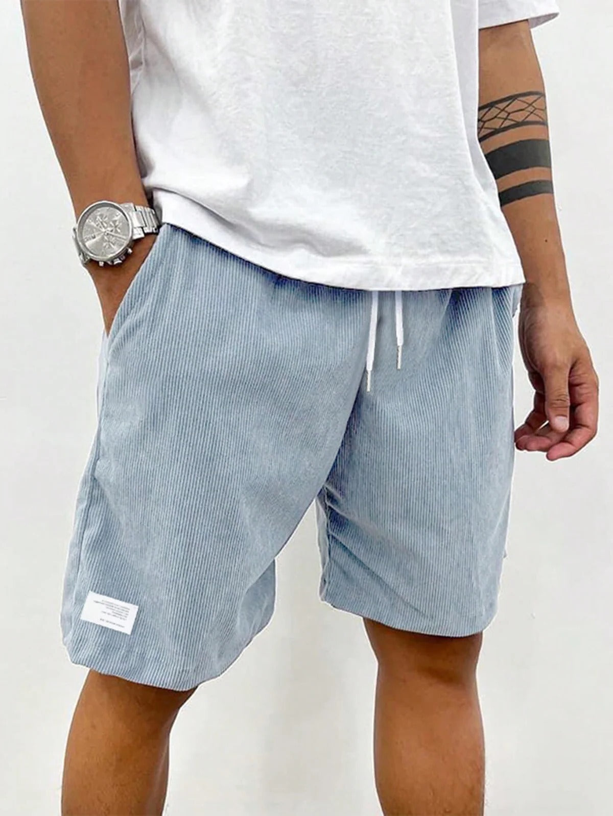 Comfortable Casual Cord Shorts